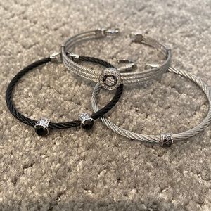 Alor Cable bracelets-set of 3